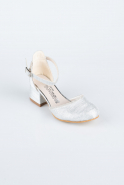 Chaussure D’Enfant Plâtre Argent SE771