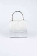 Sac de Soirée Coupe Au Laser Argent SH842