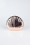 Sac de Soirée Luxe Métal Rose SH848
