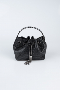 Sac de Soirée Luxe Plâtre Noir SH846