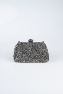 Sac de Soirée Luxe Plâtre Platine SH849