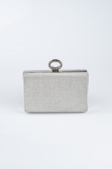 Sac De Soirée Luxe Gris SHS830