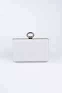 Sac De Soirée Luxe Argent SHS830