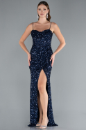 Robe De Soirée Squameuse Longue Parlement ABU4842