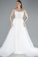 Robes de Mariage Longue Blanc ABG127