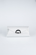 Sac de Soirée Luxe Argenté Argent SH845