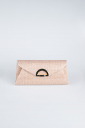 Sac de Soirée Luxe Argenté Rose SH845