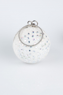 Sac de Soirée Squameuse Blanc SH803