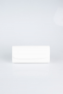 Sac de Soirée Luxe Cuir Blanc KC202