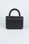 Sac de Soirée Luxe Argenté Noir KC264