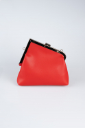 Sac de Soirée Cuir Rouge KC475