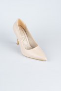 Stiletto Cuir Verni Vison AB1133