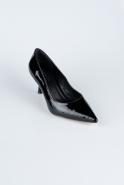 Stiletto Cuir Verni Noir AB1135