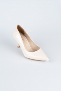 Stiletto Cuir Verni Vison AB1135
