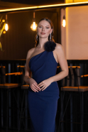 Robe de Soirée Longue Bleu Marine ABU4891