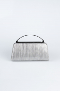 Sac de Soirée Luxe Coupe Au Laser Platine V349