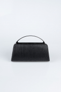 Sac de Soirée Luxe Coupe Au Laser Noir V349