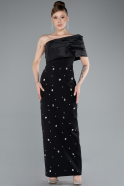 Robe de Cérémonie Midi Noir ABK2337