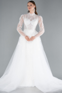 Robes de Mariage Longue Blanc ABG131