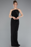 Robe de Soirée Longue Noir ABU4988