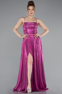 Robe de Soirée Longue Fushia ABU4996