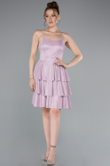 Robe de Cérémonie Courte Poudre ABK2357