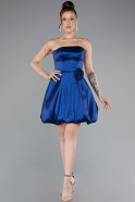Robe de Cérémonie Mini Bleu Marine ABK2360