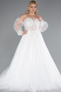 Robes de Mariage Longue Blanc ABG118