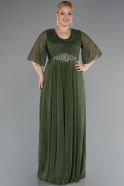 Robe Grande Taille Longue Kaki ABU4887