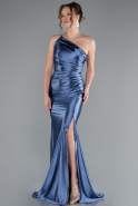 Robe de Soirée Longue Indigo ABU5022