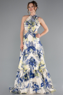 Robe de Soirée Longue Multicolore ABU4686