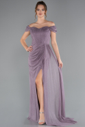 Robe De Soirée Longue Lavande ABU3472