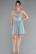Robe de Cérémonie Courte Menthe ABK2365