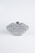 Sac de Soirée Luxe Argent SH831