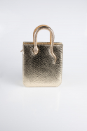 Sac de Soirée A motifs Or KC143