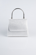 Sac de Soirée Luxe A motifs Argent SH842