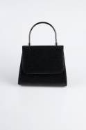 Sac de Soirée Luxe A motifs Noir SH842