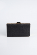 Sac De Soirée Luxe Argenté Noir-Or SH801