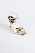 Chaussure de soirée Cuir Verni Or AB1141