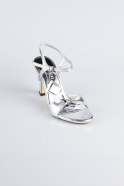 Chaussure de soirée Cuir Verni Argent AB1141