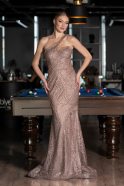Robe De Soirée Longue Cuivre ABU4697