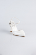 Chaussure de soirée Cuir Blanc MJD5150