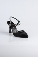 Stiletto Coupe Au Laser Noir MJ5150