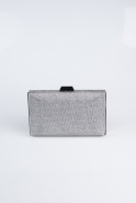 Sac de Soirée Luxe Argenté Platine SH801