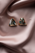 Boucle d'Oreille Vert BJ1039