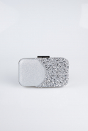 Sac de Soirée Luxe Argent V604