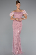 Robe Queue De Poisson Longue Poudre ABU4509