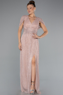 Robe De Soirée Longue Poudre ABU5098