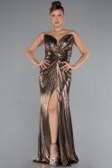 Robe De Soirée Longue Cuivre ABU4623