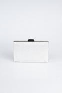 Sac De Soirée Luxe Argenté Argent SH801